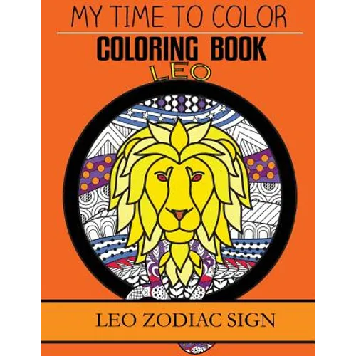 Leo Zodiac Sign - Adult Coloring Book