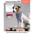 Scrunchie Bandana - Sewing Pattern: Sizes XS to XL - With Video Tutorial - For Beginners