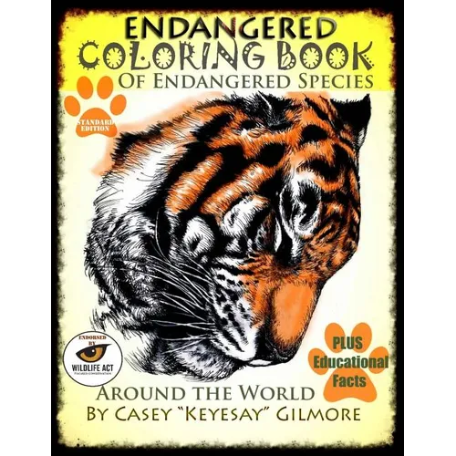 Endangered Coloring Book of Endangered Species Around the World