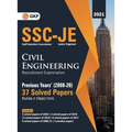SSC 2021 Junior Engineers Paper I - Civil Engineering - 37 Previous Years Solved Papers (2008-20)