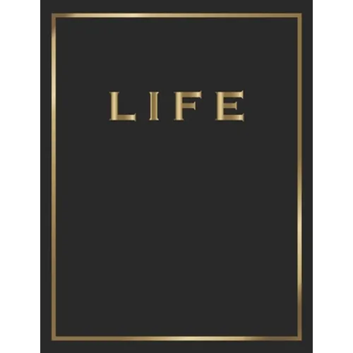 Life: Gold and Black Decorative Book - Perfect for Coffee Tables, End Tables, Bookshelves, Interior Design & Home Staging Ad