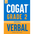 COGAT Grade 2 Verbal: 3 Practice Tests - Level 8