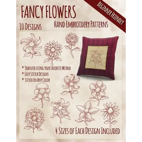Fancy Flowers Hand Embroidery Patterns