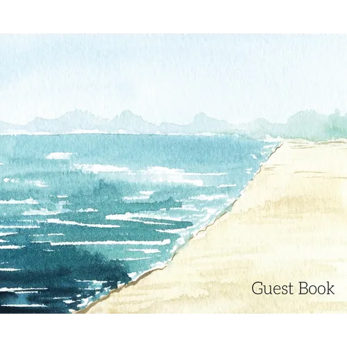 Beach Landscape Guest Book to sign