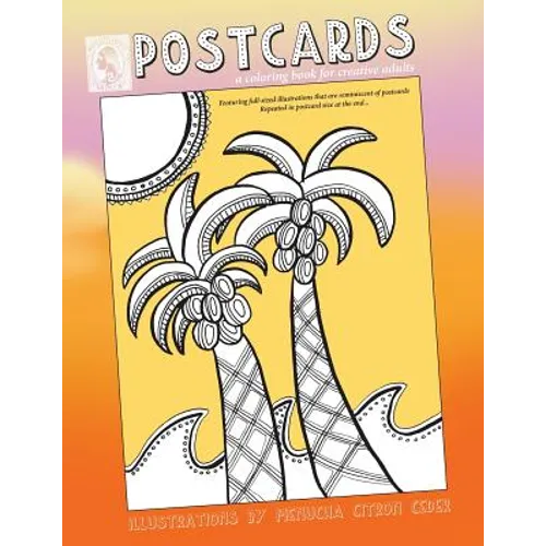 Postcards: coloring book for creative adults