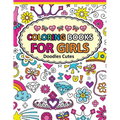 Coloring Book for Girls Doodle Cutes: The Really Best Relaxing Colouring Book For Girls 2017 (Cute, Animal, Dog, Cat, Elephant, Rabbit, Owls, Bears, K