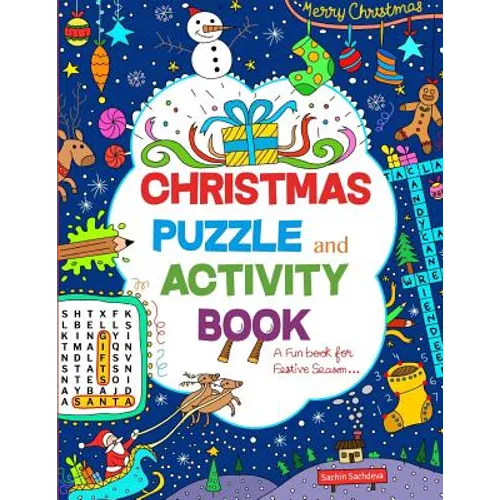 Christmas Puzzle and Activity Book: A Fun book for Festive Season