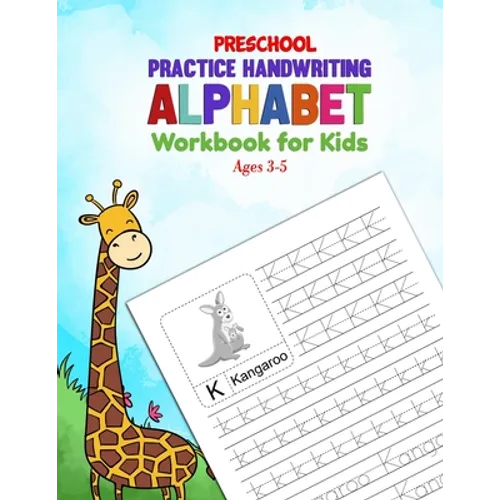 Preschool Practice Handwriting Alphabet Workbook for Kids Ages 3-5: Kids learning activity Book for Practice Alphabet Writing