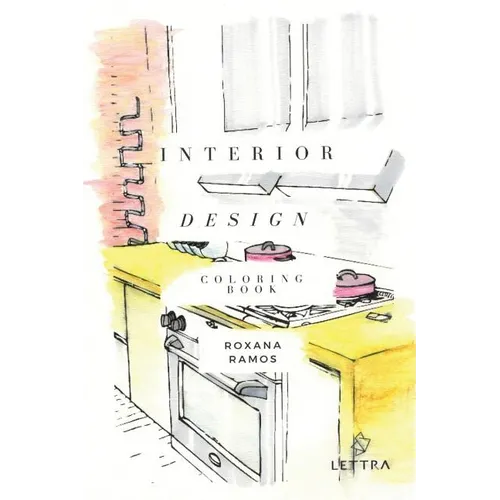 Interior Design Coloring Book