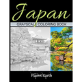 Japan Grayscale Coloring Book: Adult Coloring Book with Beautiful Images from Japan.