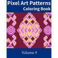 Pixel Art Patterns Coloring Book 9