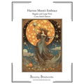 Harvest Moon's Embrace Cross Stitch Pattern: Regular and Large Print Cross Stitch Chart