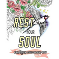 Rest Your Soul: Bible Quotes Adult Colouring Book: Coloring Gifts for Grownup Relaxation: Devotional Verses and Worship