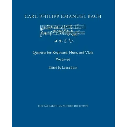 Quartets for Keyboard, Flute, and Viola, Wq 93-95