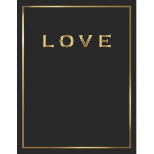 Love: Gold and Black Decorative Book - Perfect for Coffee Tables, End Tables, Bookshelves, Interior Design & Home Staging Ad