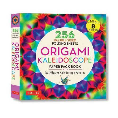Origami Kaleidoscope Paper Pack Book: 256 Double-Sided Folding Sheets (Includes Instructions for 8 Models)