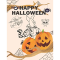Happy Halloween: Coloring Book For Kids