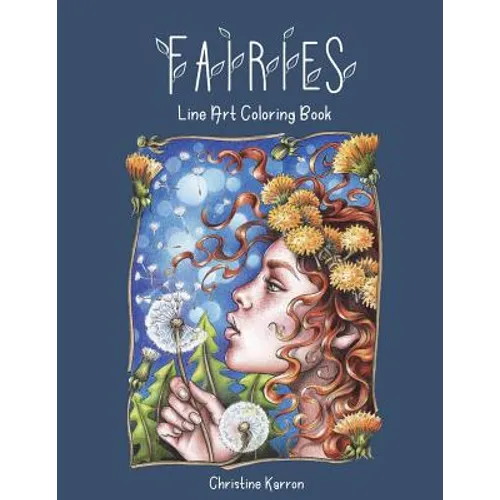 Fairies Line Art Coloring Book