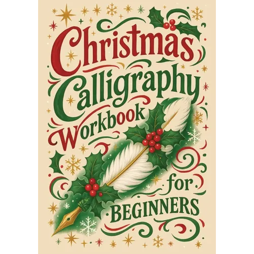 Christmas Calligraphy Workbook For Beginners: Festive Hand Lettering with Holiday Quotes and Creative Practice Pages