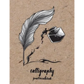 Calligraphy Practice NoteBook: Hand Lettering: Calligraphy Workbook: Wood: (Training, Exercises and Practice: Lettering calligraphy. Calligraphy book
