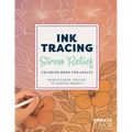 Ink Tracing Stress Relief Coloring Book for Adults