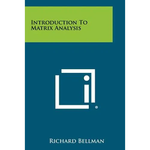 Introduction To Matrix Analysis