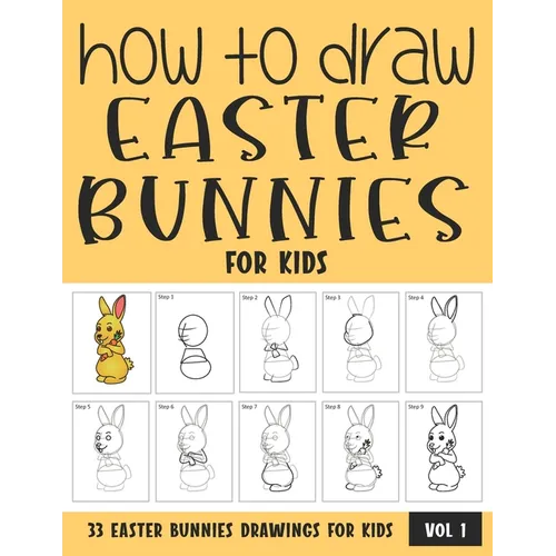How to Draw Easter Bunnies for Kids - Vol 1