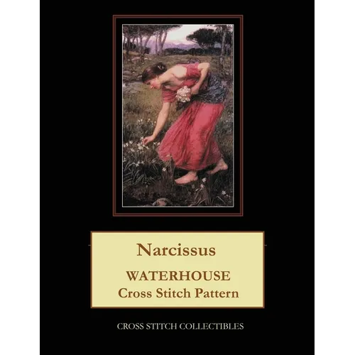 Narcissus: Waterhouse cross stitch pattern