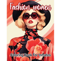 Fashion woman coloring book for inmates