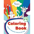 Coloring Book: Fun Travel Games for Kids Ages 4-8 - Engaging Activities for Road Trips, Air Travel for kids and boys. Animals, dinosaurs, vehicles, fo