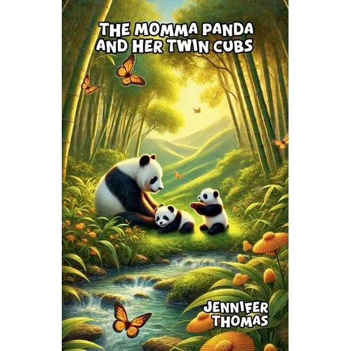 The Momma Panda and Her Twin Cubs
