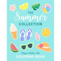 The Summer Collection Coloring Book: Collage-Style Designs for Adults and Kids