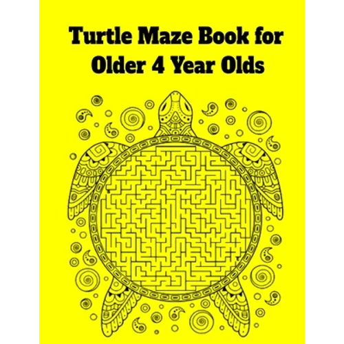 Turtle Maze Book for Older 4 Year Olds