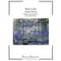 Water-Lilies Cross Stitch Pattern - Claude Monet: Regular and Large Print Cross Stitch Pattern