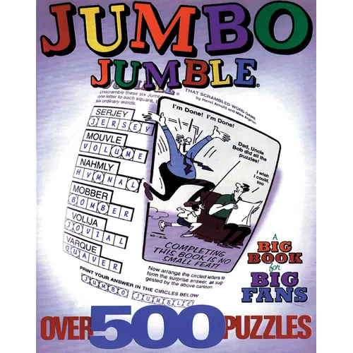 Jumbo Jumble(r): A Big Book for Big Fans