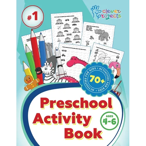 Preschool Activity Book for Kids 4-6 Years Old: Activity Book for Kids