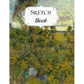 Sketch Book: Van Gogh Sketchbook Scetchpad for Drawing or Doodling Notebook Pad for Creative Artists Sunset at Montmajour