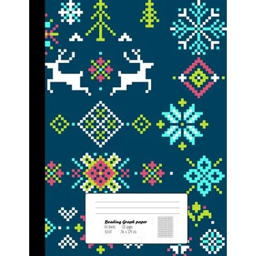 Beading Graph Paper: 8.5x11 Graph Paper for Design Beading Pattern- Beading on a Loom- Peyote Stitch Bead work, Bead Jewelry Bracelet /120 pages