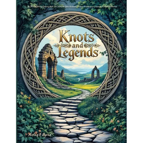 Knots and Legends Irish Mythology Coloring Book: Intricate Celtic Knotwork, Folklore and Mythical Creatures for Adult Relaxation