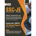 SSC 2021 Junior Engineers Paper I - Mechanical Engineering - 36 Previous Years Solved Papers (2008-20)