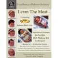 Excellence in Reborn ArtistryT: Learn the Most Reborn Coloring Techniques for Doll Kits + Soft Body Patterns