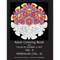 Adult Coloring Book With Color By Number or NOT - Mandalas Vol. 4