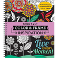 Color & Frame - Inspiration (Adult Coloring Book)