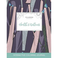 Adult Coloring Journal: Health & Wellness (Pet Illustrations, Abstract Trees)