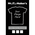 T-Shirt Outline Sketchbook: Tee Shirt Design Ideas Journal to Make Your Own Merch