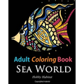 Adult Coloring Books: Sea World: Coloring Books for Adults Featuring 35 Beautiful Marine Life Designs