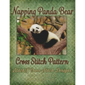 Napping Panda Bear Cross Stitch Pattern