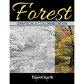Forest Grayscale Coloring Book: Adult Coloring Book. Beautiful Images of the Forest.