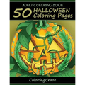 Adult Coloring Book: 50 Halloween Coloring Pages