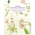 4 Panel Botanical Designs: A Home Decor Coloring Book